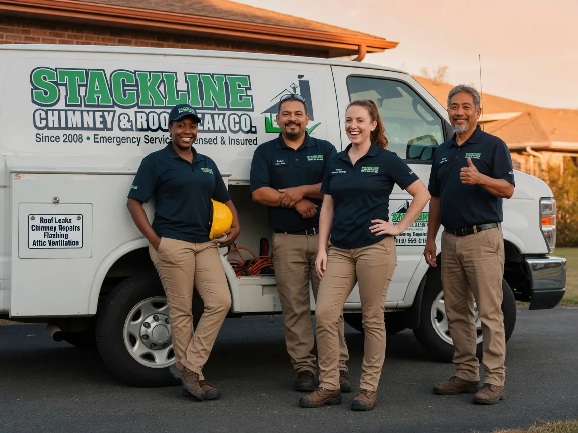 Chimney flashing repair company in Brenham, TX
